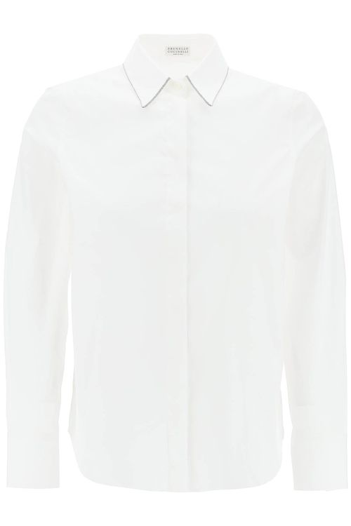 -Camicia Con Shiny Collar-Donna