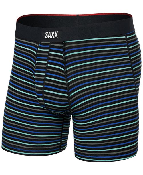 Men's Vibe Xtra Slim-Fit Printed Boxer Briefs - Gents Stripe-sport Blue