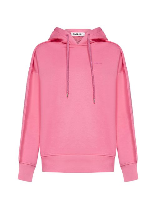 Embroidered logo hoodie