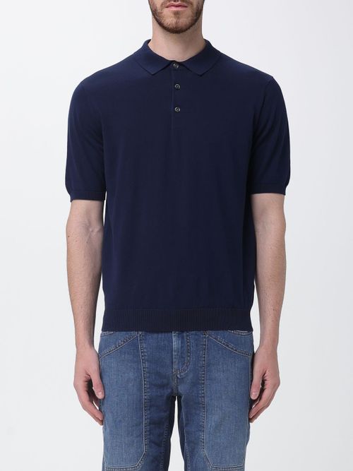 Polo Shirt Men color Blue
