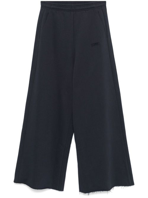 Wide-leg track pants - Blue