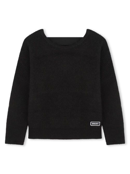 Logo-band jumper - Black