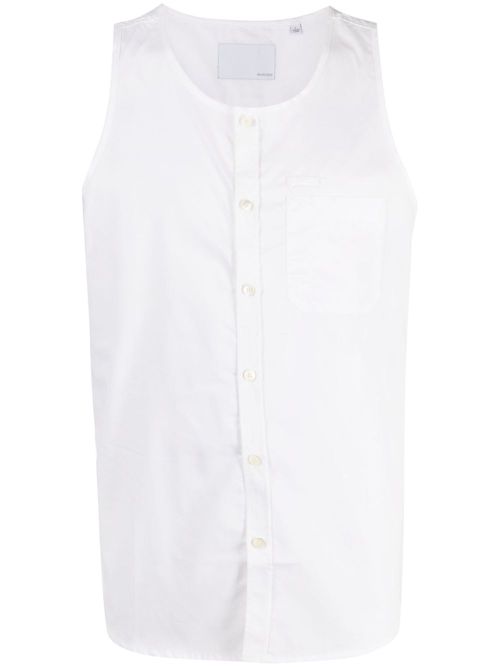 Geronimo cotton tank shirt - White