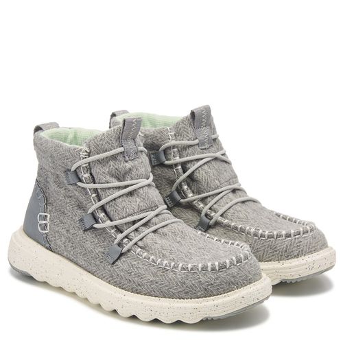 Women's Reyes Lace Up Boots (Grey)