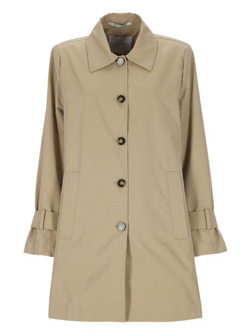 EMMA E GAIA single-breasted trench coat - Neutrals