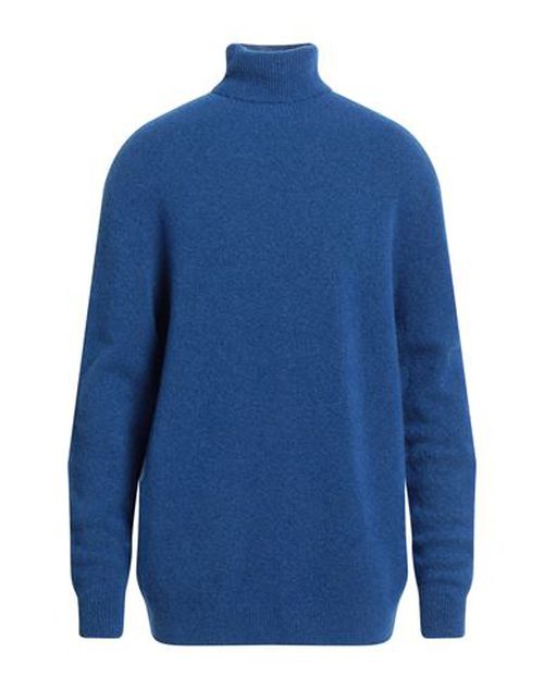 Man Turtleneck Slate blue Size XXL Merino Wool, Polyamide, Elastane