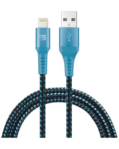 Apple Mfi Certified 10Ft Aqua Lightning To USB Cable