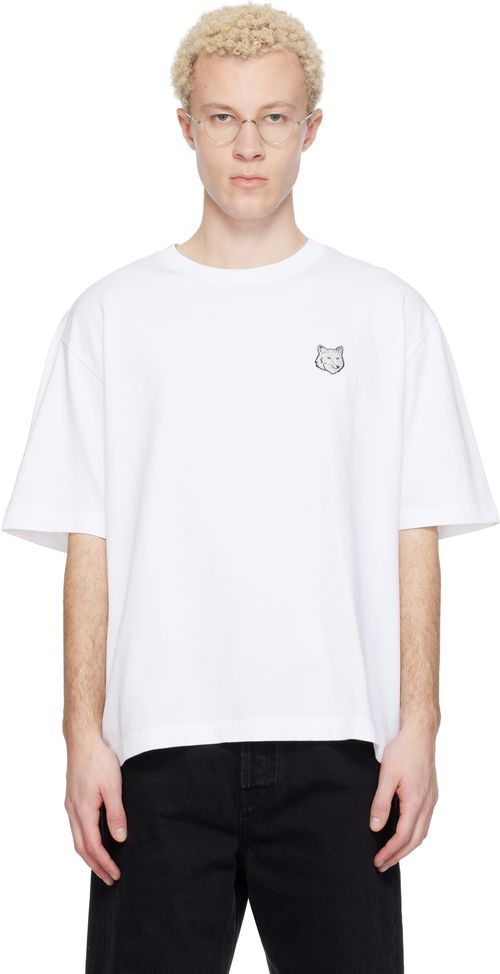 White Fox Head Oversize T-shirt