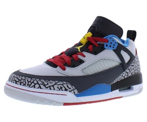 Jordan Spizike Low SE Men's Shoes (IM7425-004, Neutral Grey/Varsity Maize/Surf Blue) (Neutral Grey/Varsity Maize/Surf Blue, US Footwear
