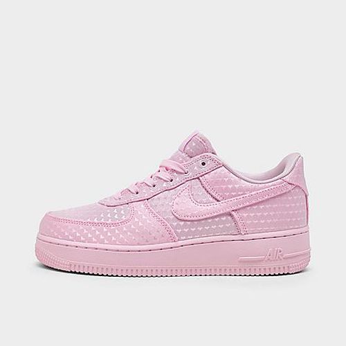 Women's Air Force 1 '07 SE Casual Shoes in Pink Foam/Pink Foam/Black