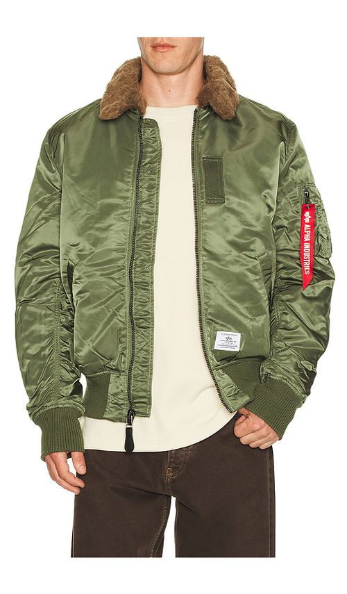 Alpha industries chaqueta en color verde salvia L también en M, S, XL/1X, XXL/2X