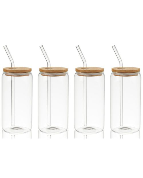 True Set of 4 Everyday Glass Tumblers