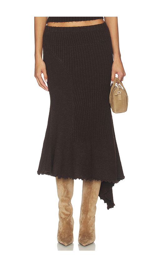 With Jean Fia Skirt in Chocolate. M also in L
