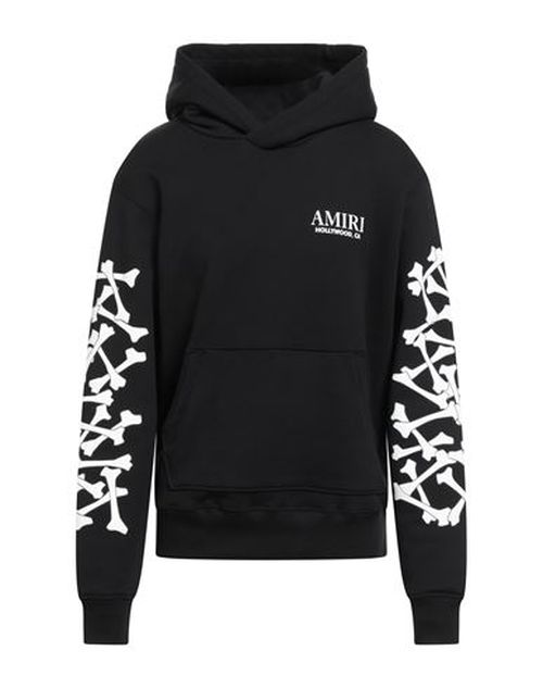 Amiri Man Sweatshirt Black Size S Cotton, Lyocell