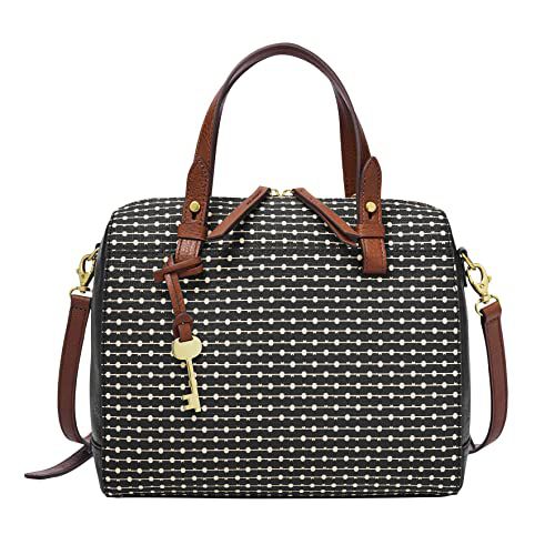 Fossil Women's Rachel Faux Leather Satchel Purse Handbag