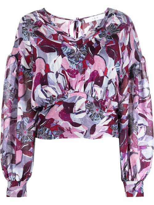 Dunna floral-print blouse - Purple