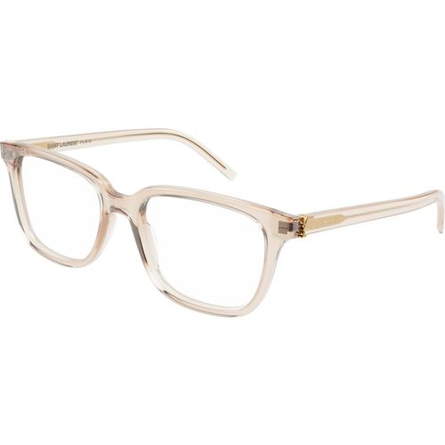 SAINT LAURENT Woman SAINT LAURENT SL M110/F 003 Optical frames Acetate Nude Squared ["Antiriflesso