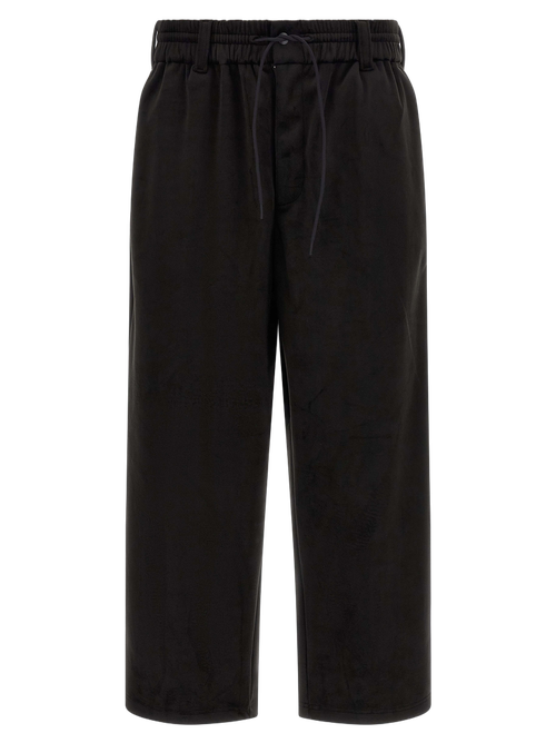 Recycled Polyester Joggers — Black
