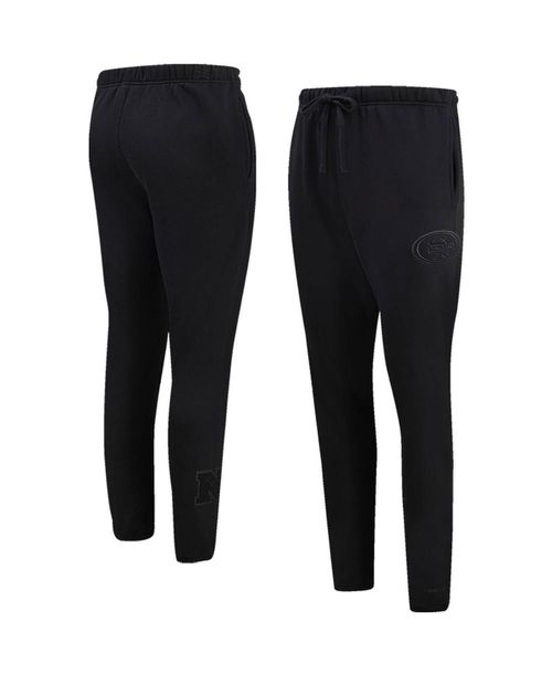 Men's Black San Francisco 49ers Neutral Fleece Sweatpants - Black