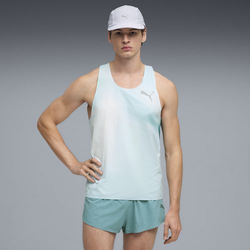 PUMA Lightspeed Ultraweave Men's Lightweight Running Singlet in Blue