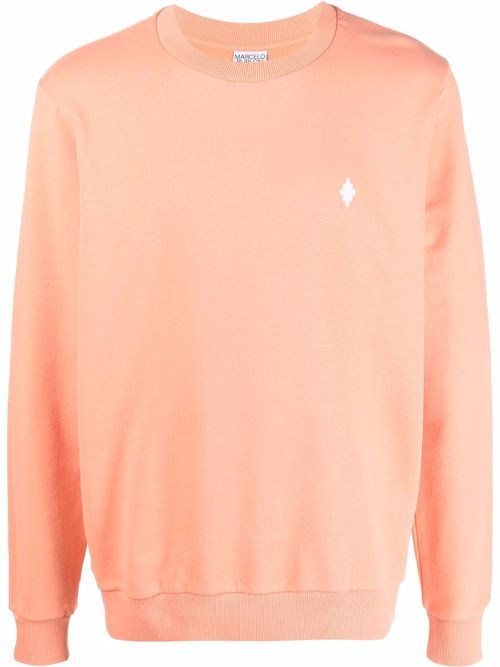 Logo motif sweatshirt - Orange
