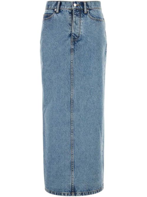 Embellished denim skirt - Blue
