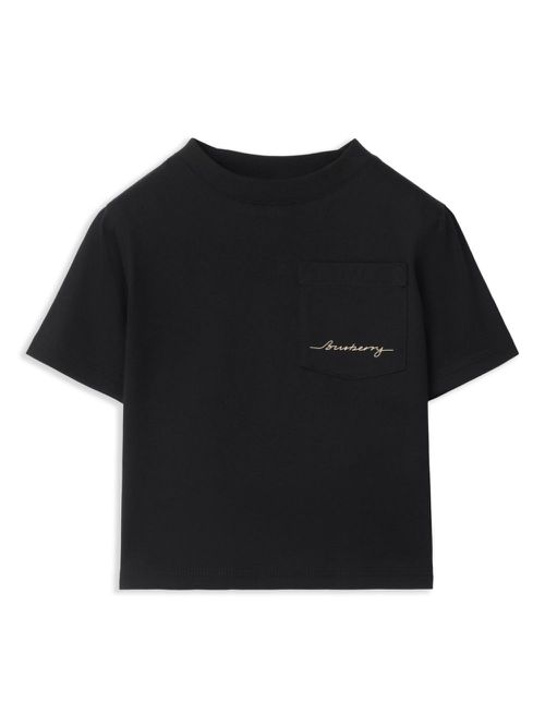 Logo-print cotton T-shirt - Black