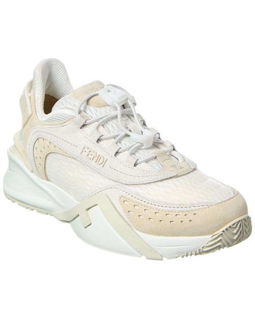 FENDI Flow Mesh & Suede Sneaker