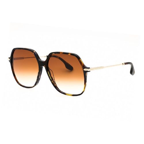 VB631S418 Square Tortoiseshell Sunglasses — Brown