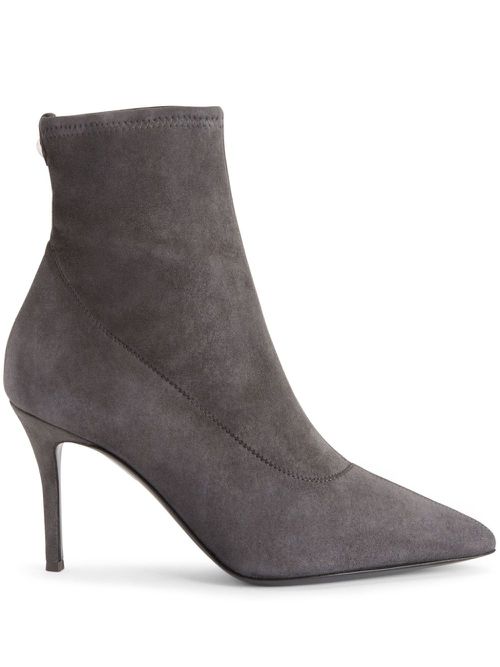 Mirea 90mm suede boots - Grey