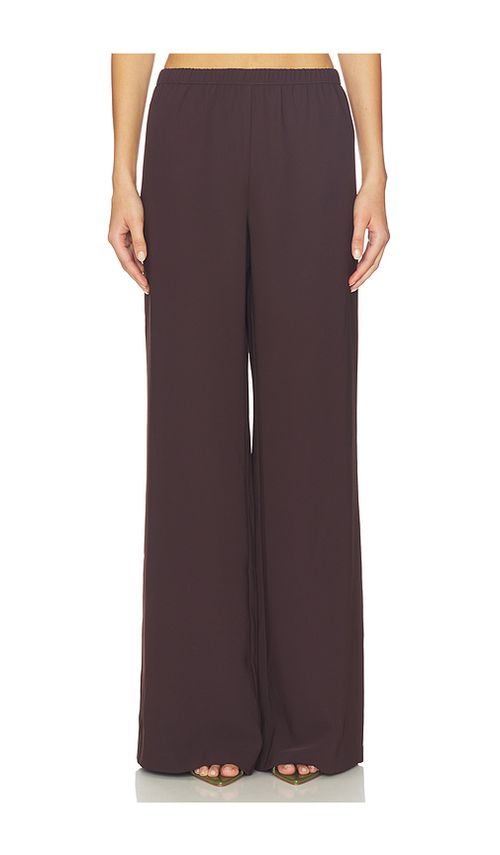 Amanda Uprichard PANTALON MARIKO en Brown. S. Also en