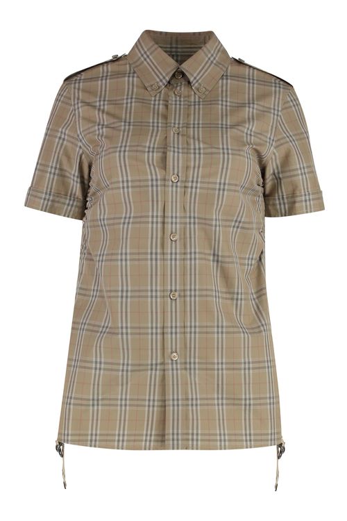 Check Stretch Cotton Shirt