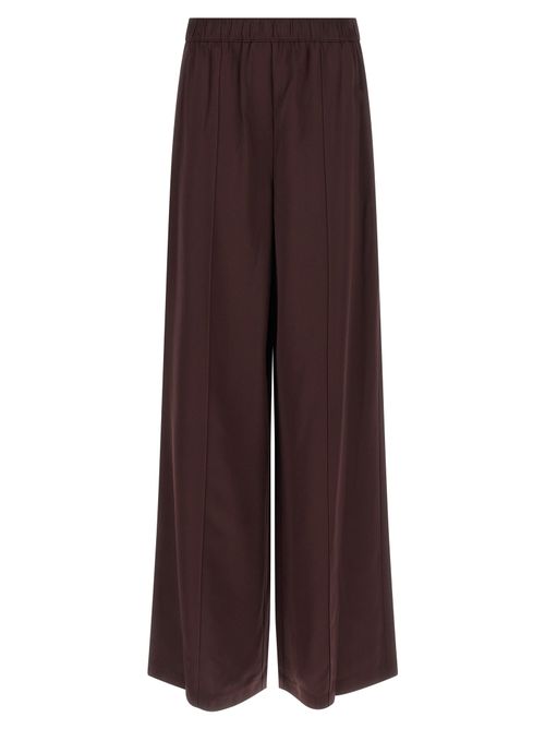 Viscose Trousers — Bordeaux