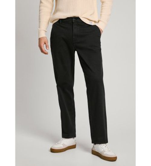 Pepe Jeans for man. PM207707XH3 Gymdigo blue Taper Jeans (34/30), Black, Casual, Cotton, Denim