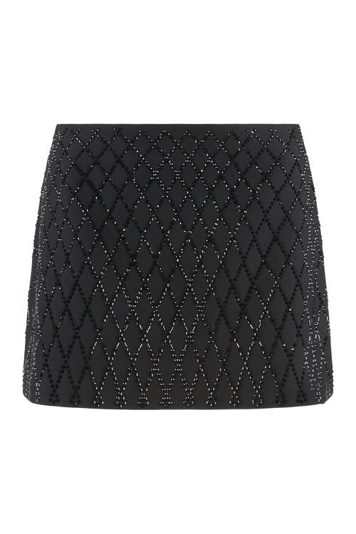 Memory Mini Skirt with Rhinestone Detail