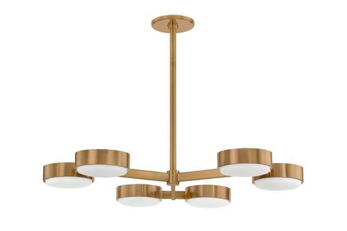 Patina Brass Semi Flush Mount from the Rory Collection