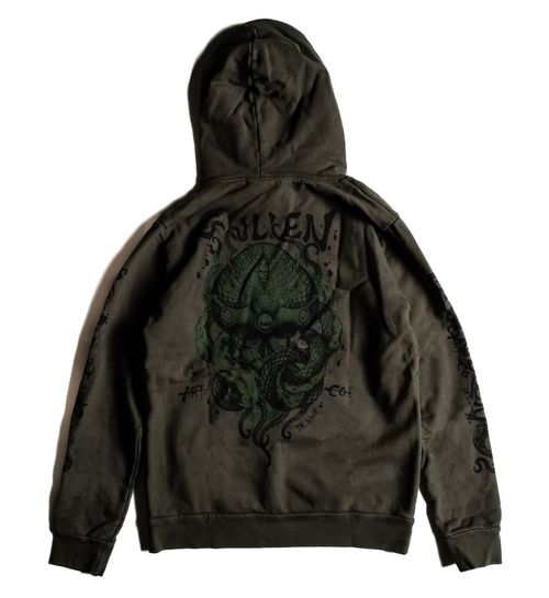 Blxck Octopus Pullover, OLIVE