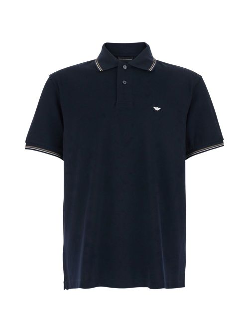 Logo cotton polo shirt