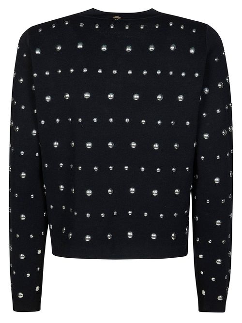 Long Sleeved Embellished Cardigan