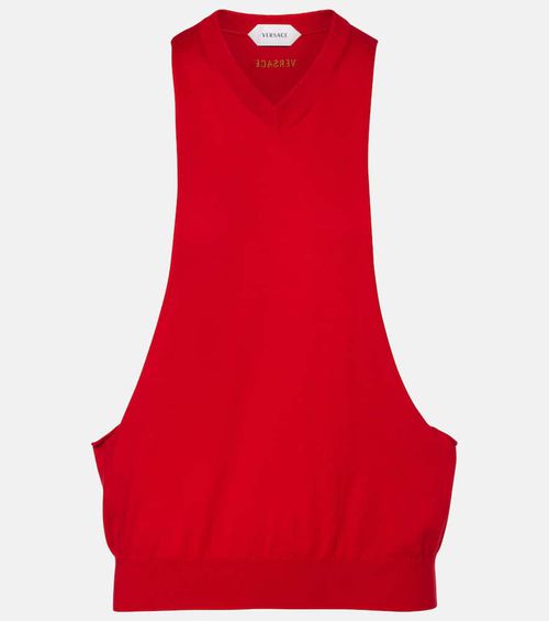 Knitted cotton top