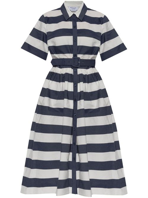 Kate Spade 여성 striped midi dress - Blue KK364