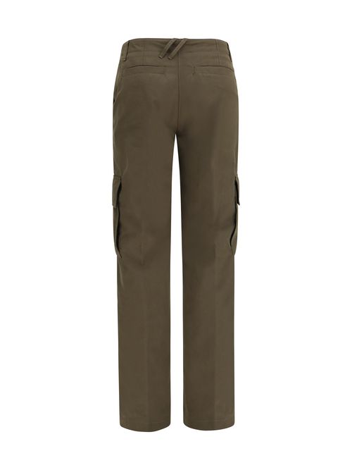 Gabardine Cotton Cargo Pants — Juniper