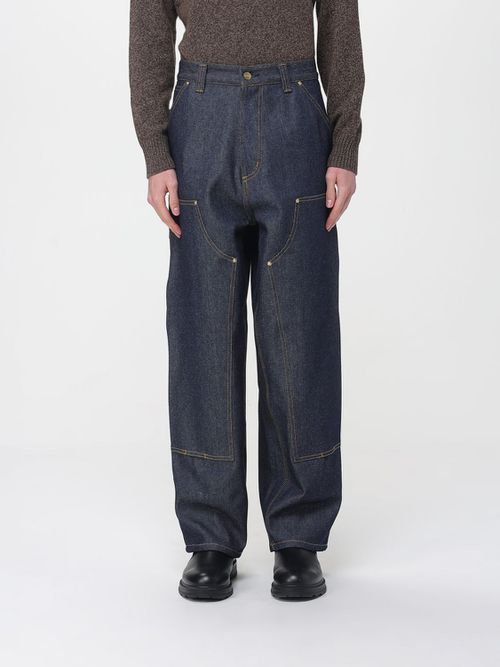 Pants Men color Blue