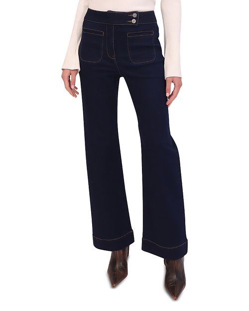 High Rise Wide Leg Jeans in Indigo Wash