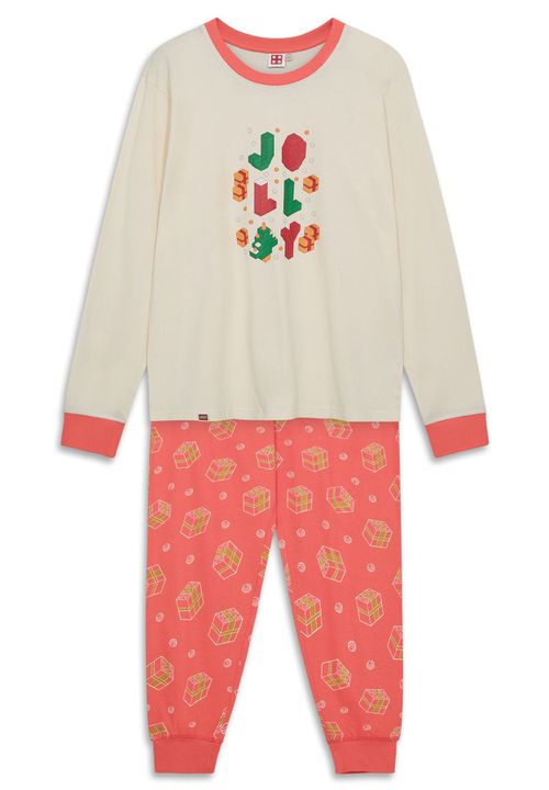 Adults Christmas Pajamas - Off-White