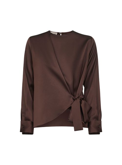 Cesta Blouse — Brown