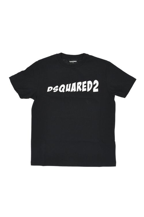 Boys Black Regular T-Shirt