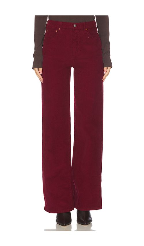 RE/DONE High Rise Wide Leg Jeans in Red. 32. Also , 25, 26, 27, 28, 29