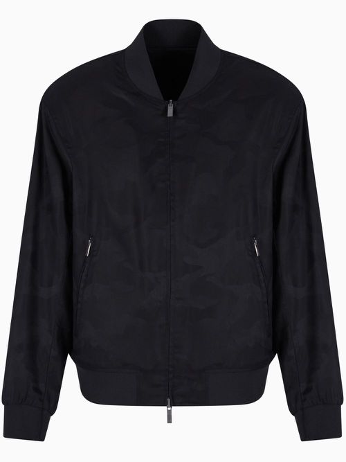 Zip-up bomber jacket - Black
