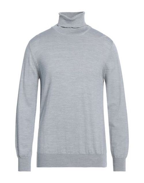 Man Turtleneck Grey Size XL Merino Wool